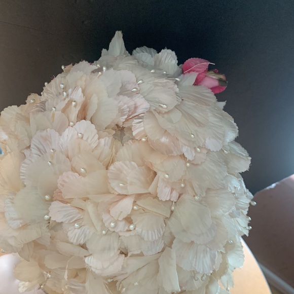 vintage hat/with flowers - Picture 6 of 14